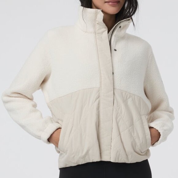 Vuori Jackets & Blazers - Vuori Highlands Sherpa Jacket - Natural - Women's Small
